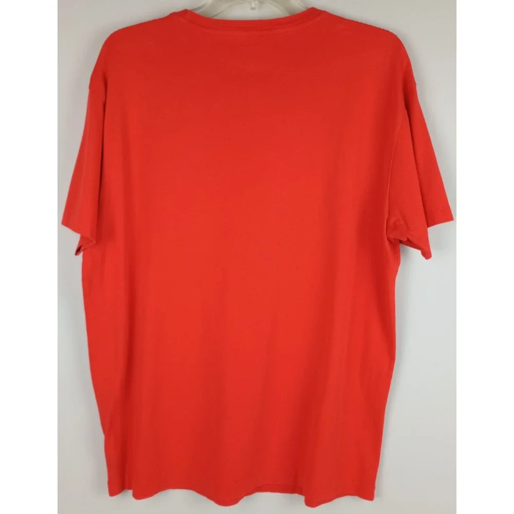 Polo Ralph Lauren Mens M Red Chest Pocket Blue Pony Logo Short Sleeve Tshirt